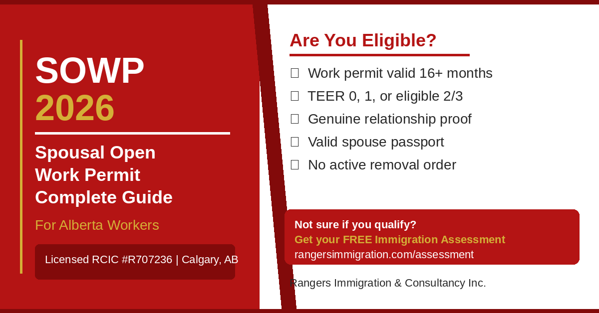 Spousal Open Work Permit (SOWP) Canada 2026 — Complete Guide for Alberta Workers